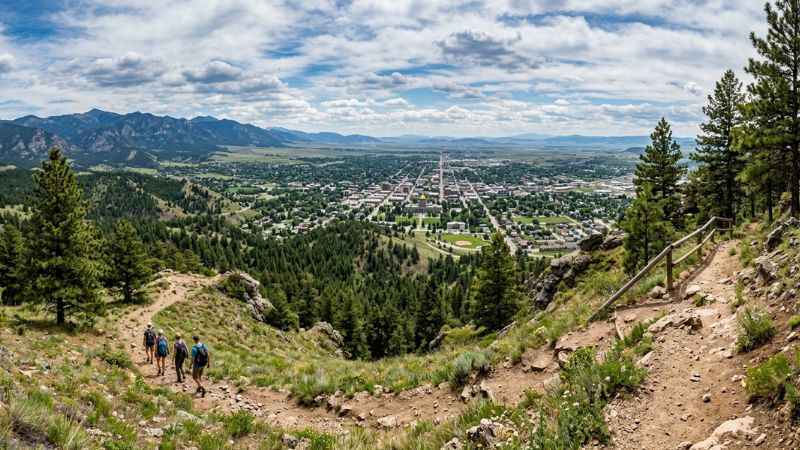 Scenic view from Mount Helena City Park.