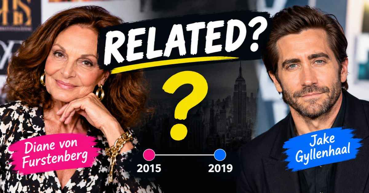 Diane von Furstenberg and Jake Gyllenhaal