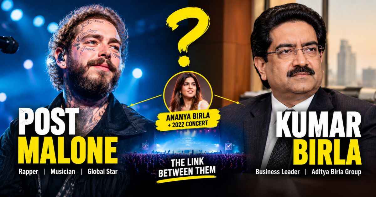 Post Malone and Kumar Birla